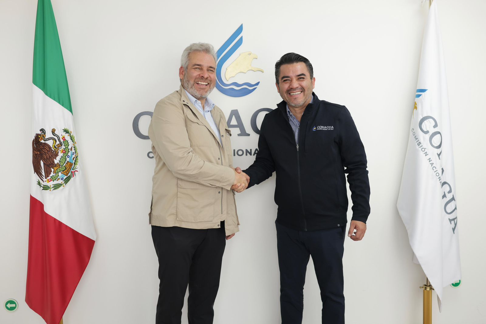 Bedolla y Conagua trazan ruta para convenir obra hidráulica en cuencas del lago de Pátzcuaro, río Duero y Morelia