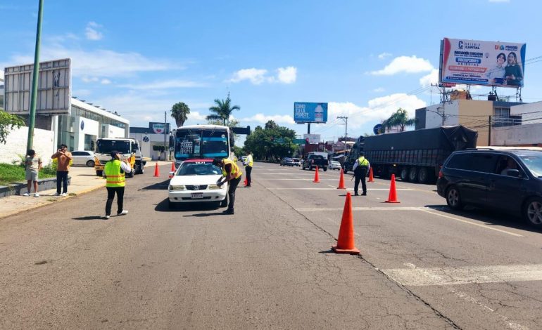 ITransporte realiza operativo de revisión al transporte público en Zamora