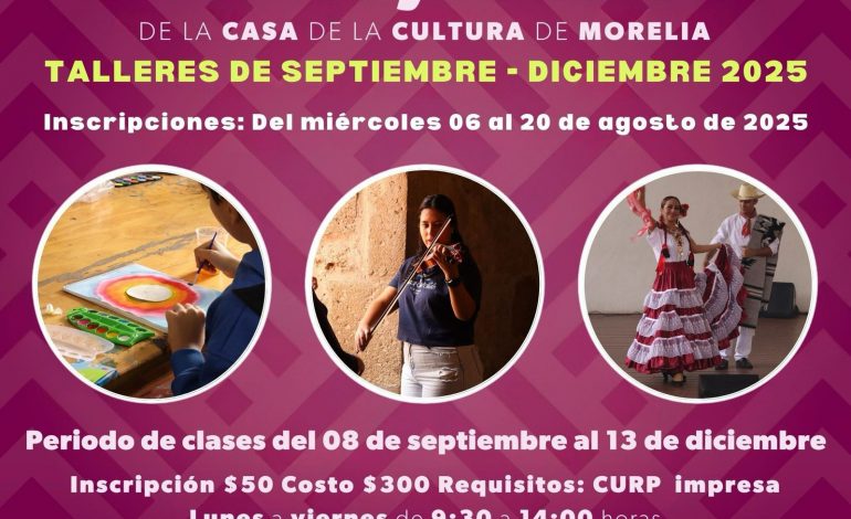 ¡Apúntate! Secum abrirá inscripciones para cursos de la Casa de Cultura