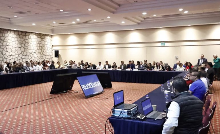 Policía Auxiliar optimiza estrategias de seguridad con dependencias del estado