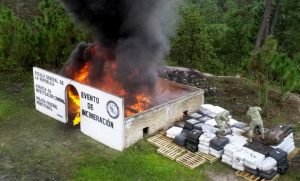 FGR DESTRUYE MÁS DE UNA TONELADA DE CLORHIDRATO DE COCAÍNA