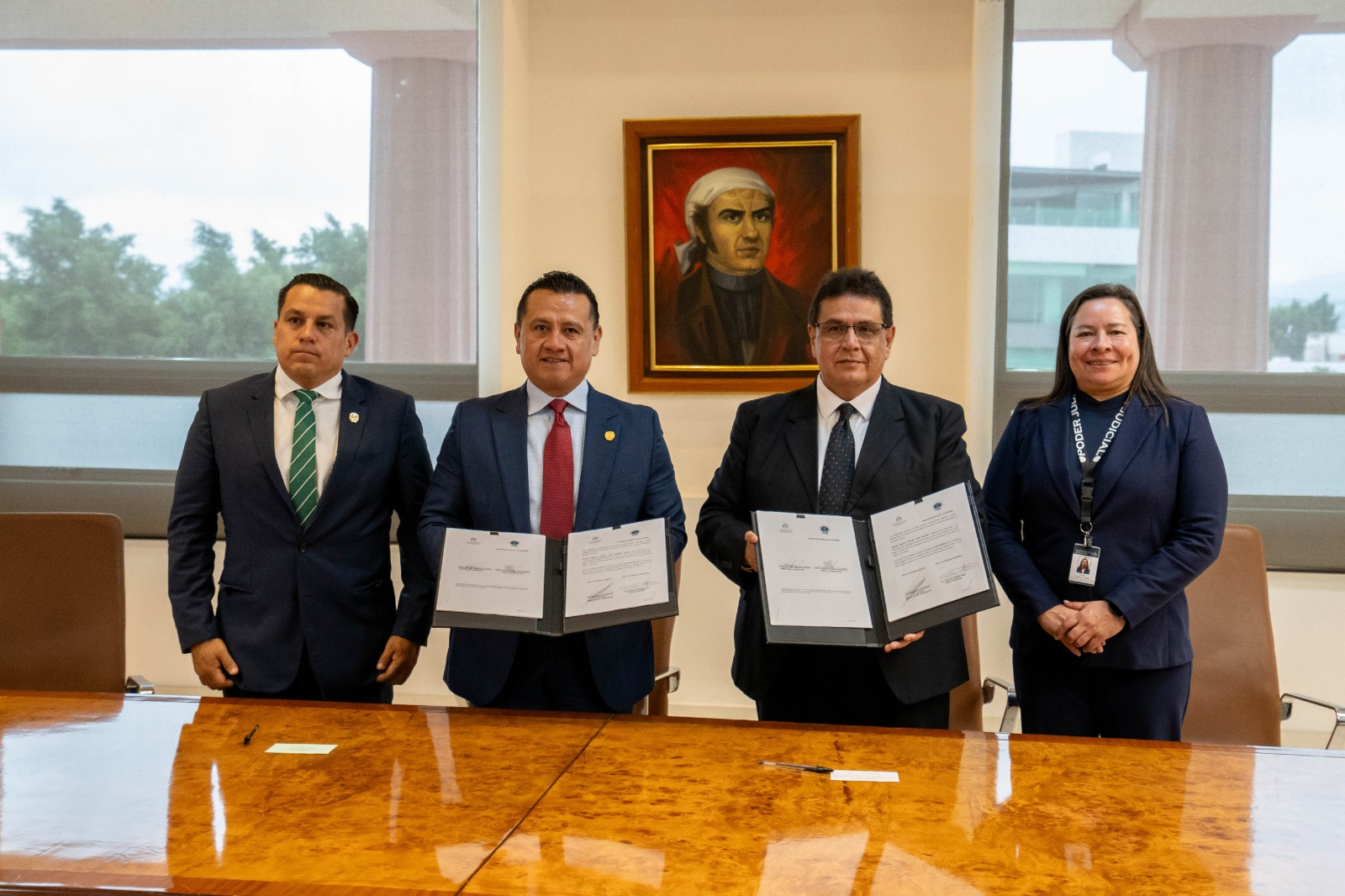 Poder Judicial de Michoacán y Fiscalía General del Estado firman convenio para ampliar interconexión y agilizar gestiones de asuntos penales