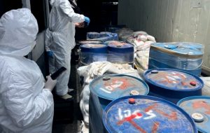 FGR DESTRUYE MÁS DE 290 MIL PASTILLAS DE FENTANILO Y MÁS DE CINCO TONELADAS DE SUSTANCIAS Y PRECURSORES QUÍMICOS