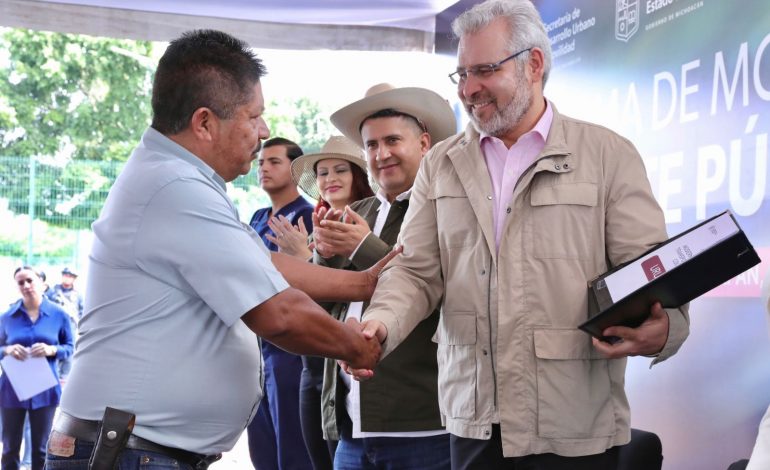 En octubre inicia renovación de unidades del transporte público de Uruapan: Bedolla