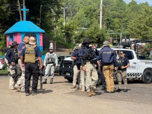 Participa FGE en operativo interinstitucional en la zona de Mil Cumbres, en Morelia