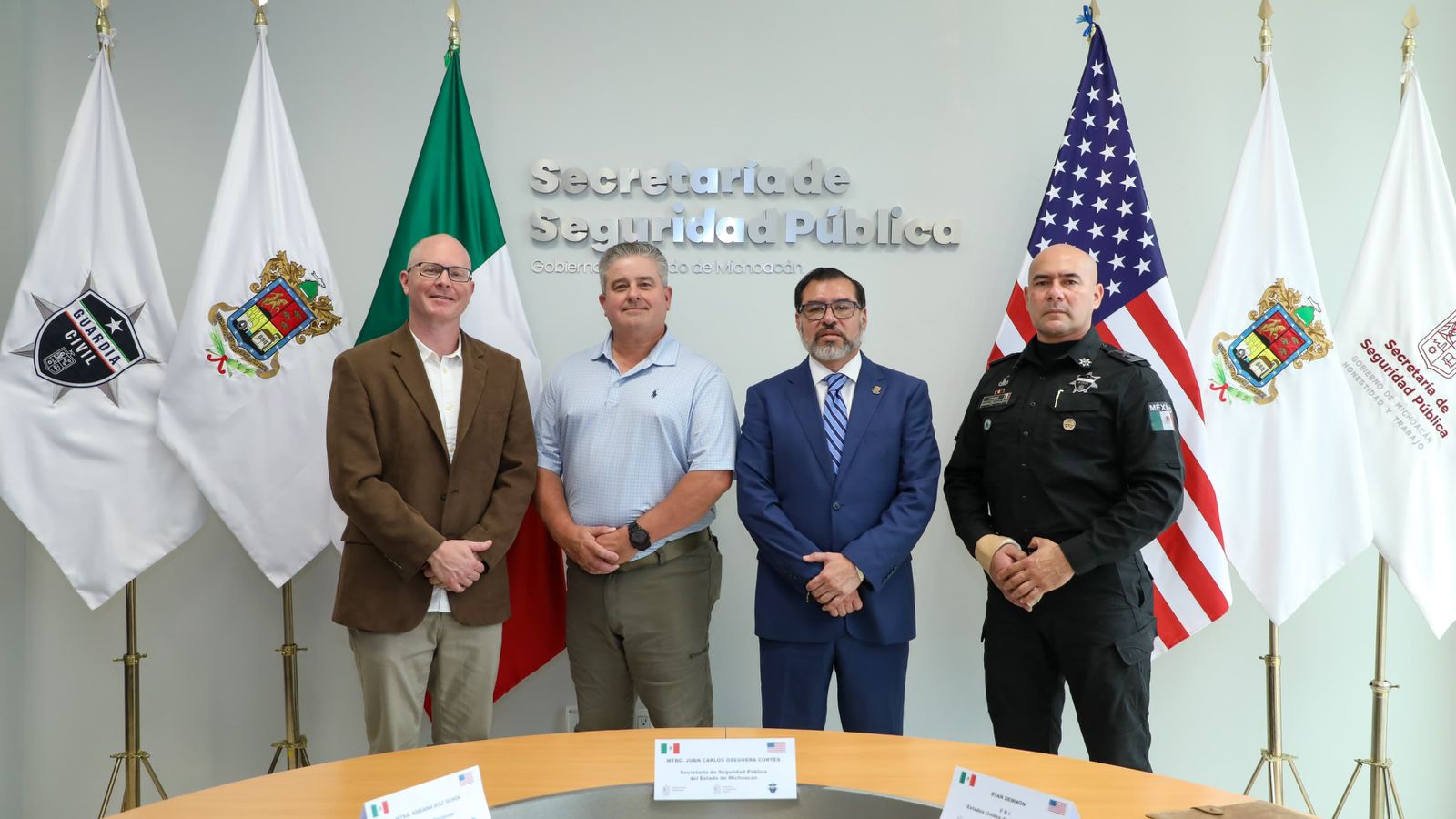 SSP y FBI colaboran para profesionalizar a Guardia Civil en Michoacán