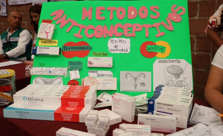 SSM distribuye más de 16 mil métodos anticonceptivos