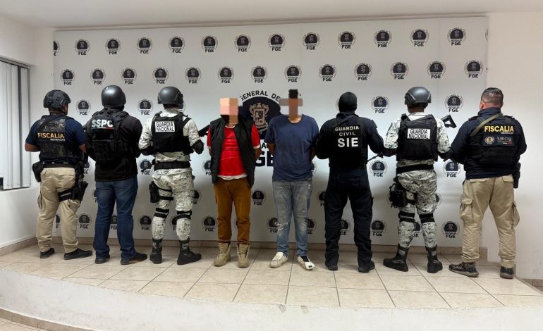 Detenidas en Morelia tres personas relacionadas en secuestro y extorsión de agricultor: SSP