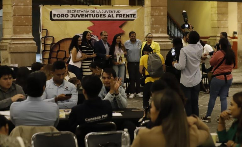 Iniciativas juveniles serán respaldadas por el Grupo Parlamentario del PRD en el Congreso del Estado