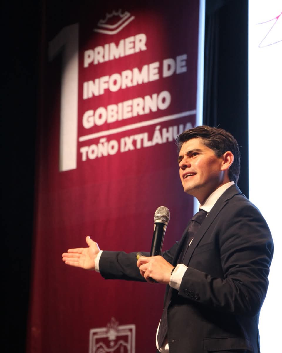 Presenta Toño Ixtláhuac, Primer Informe de Gobierno