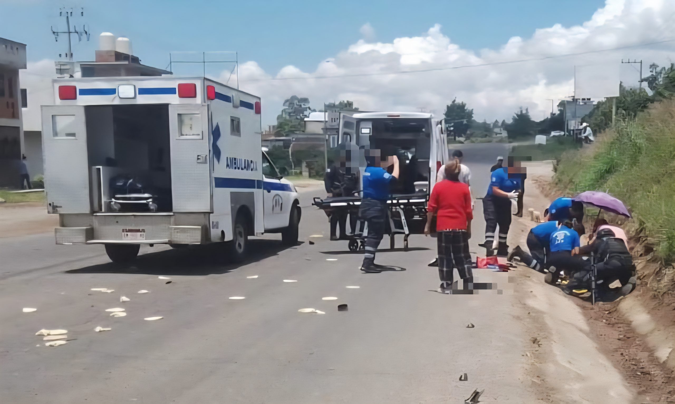 Accidente en Libramiento Norte: Menor en Motocicleta Resulta  Herido Tras Colisión.