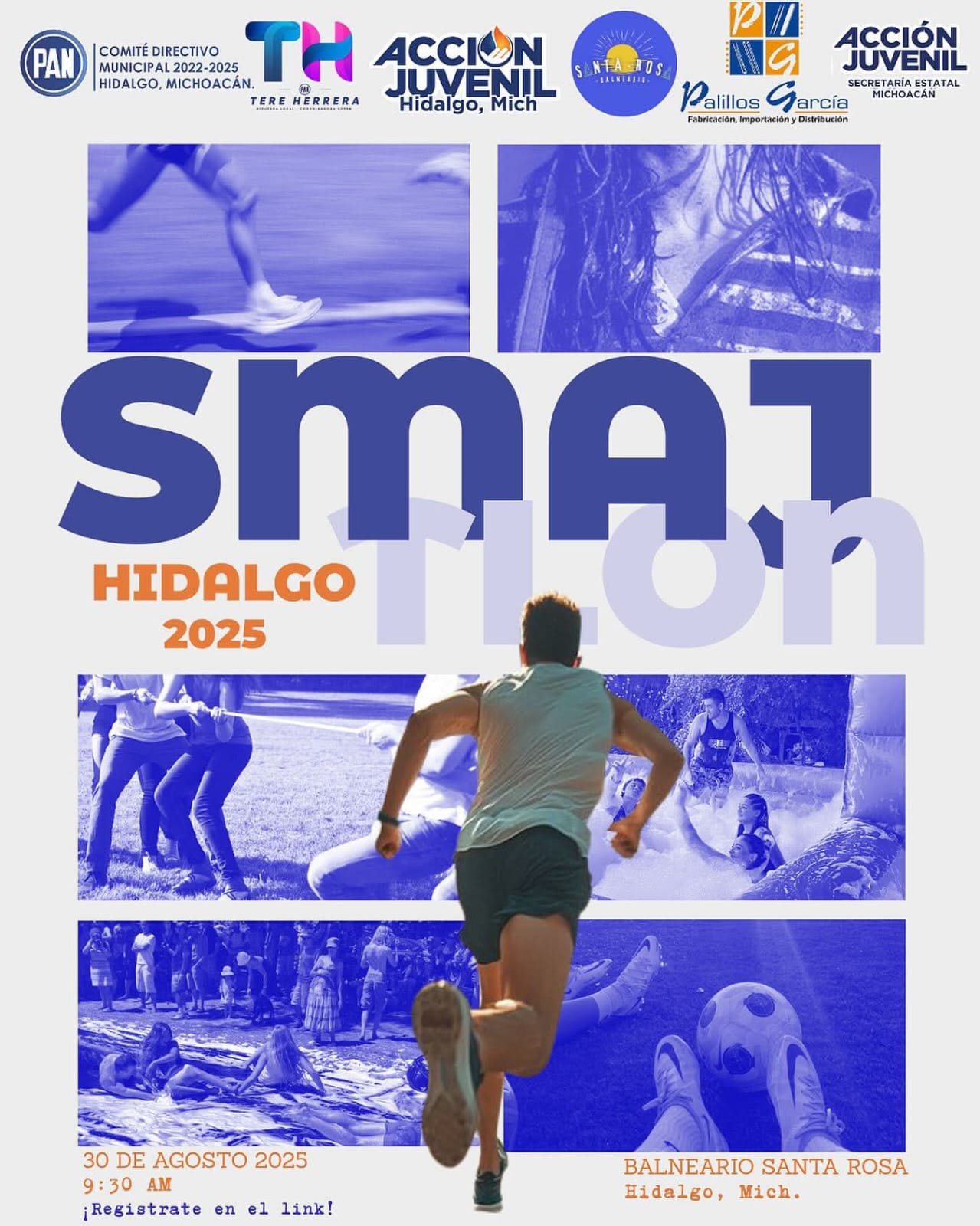¡Jóvenes Panistas Impulsan la Convivencia y el Deporte con el Primer Smajtlón Hidalgo 2025!