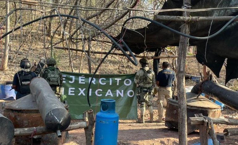 Defensa localiza y desmantela laboratorio clandestino en Turicato: SSP.