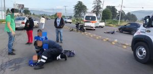 Accidente en el Libramiento Norte deja dos heridos