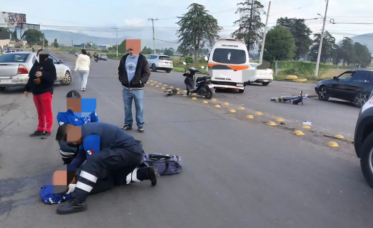 Accidente en el Libramiento Norte deja dos heridos