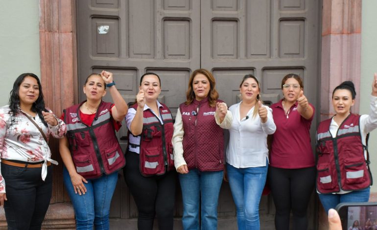 Continúa Fabiola Alanís con jornada de afiliación y reafiliación a Morena en Venustiano Carranza y Jiquilpan.
