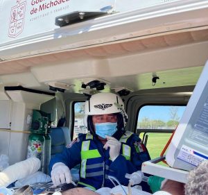 SSM cuenta con ambulancias aéreas para atender urgencias médicas