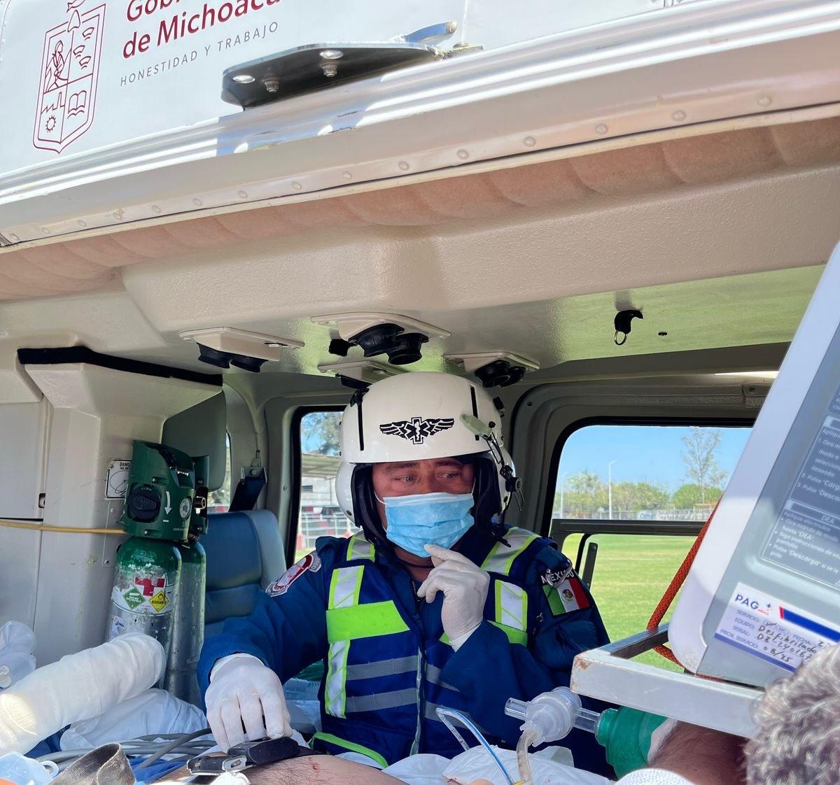 SSM cuenta con ambulancias aéreas para atender urgencias médicas
