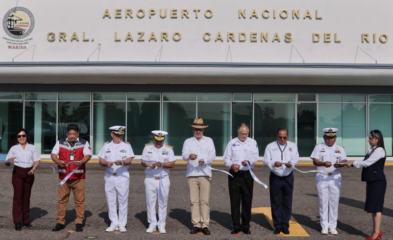 Grupo Aeroportuario de la Cdmx toma el control de la terminal en LC en septiembre: Bedolla.