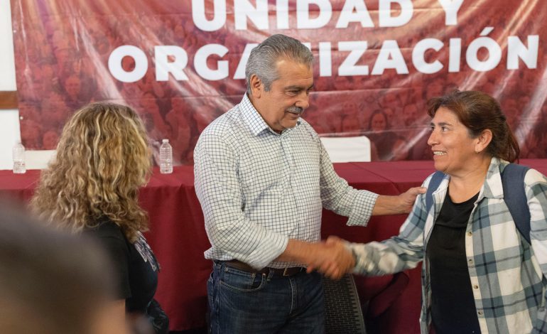 Impulsa Morón construcción de Comités Seccionales en Defensa de la Transformación en Michoacán.