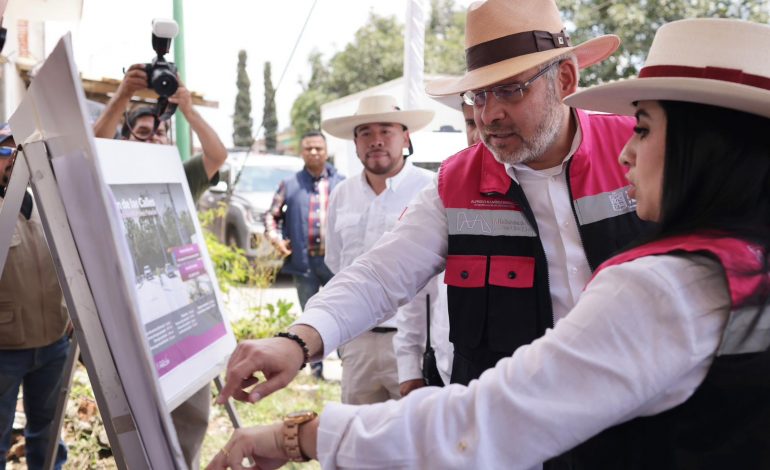 Inicia Bedolla obras complementarias del teleférico en Uruapan.
