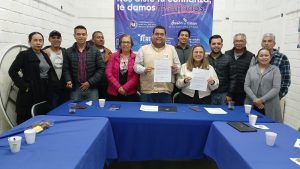 Juan Pablo Herrera Maldonado se separa de la presidencia del PAN en Ciudad Hidalgo para buscar la reelección; Marco Alfonso Figueroa Medina asume el cargo de forma interina.