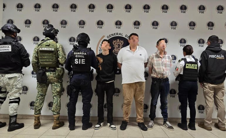 Tres detenidos tras operativo en colonia Torreón Nuevo de Morelia: SSP