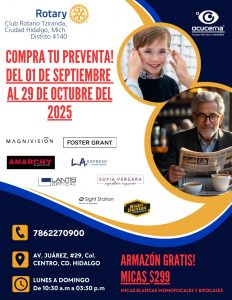 El Club Rotario Tziranda realizará quinta jornada de salud visual