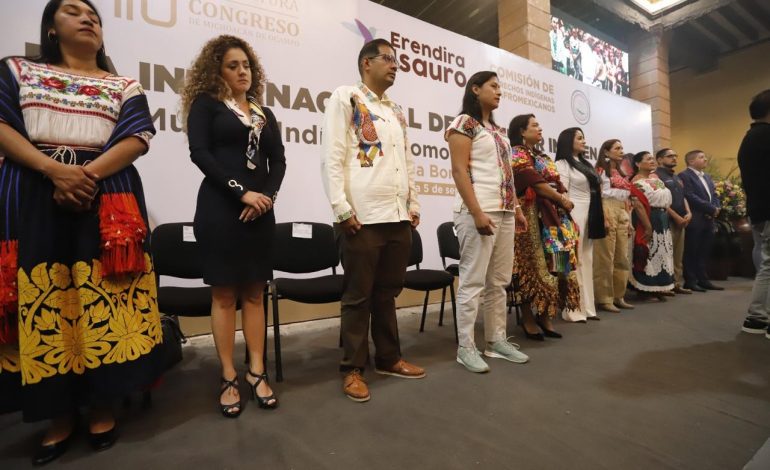 El Congreso del Estado reconoce el papel de las mujeres indígenas en el desarrollo de Michoacán