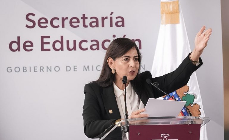 Arranca en Michoacán el ciclo escolar 2025-2026 con un compromiso de paz: Gabriela Molina