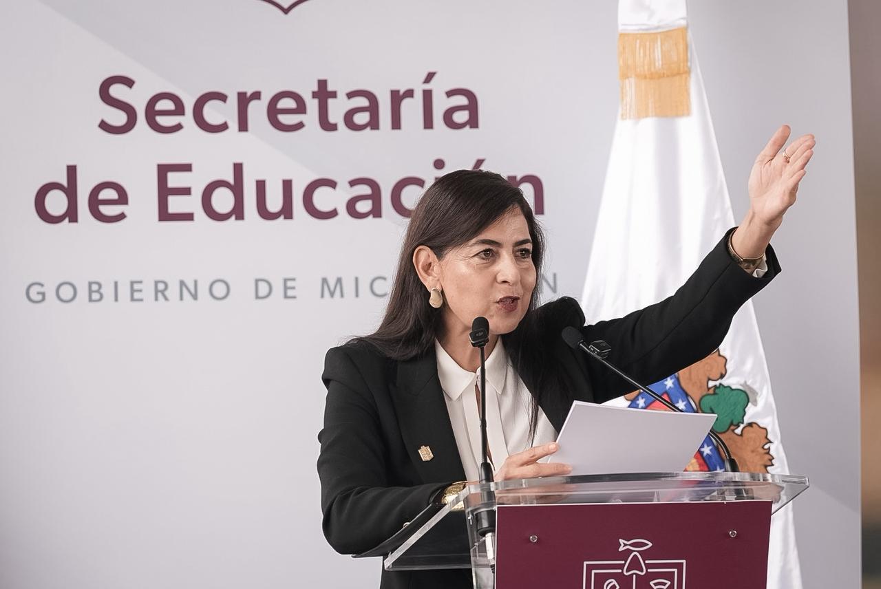 Arranca en Michoacán el ciclo escolar 2025-2026 con un compromiso de paz: Gabriela Molina