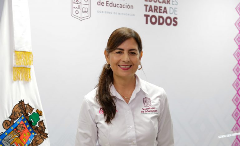 Con estabilidad educativa, Michoacán va por el cuarto ciclo completo: Gabriela Molina