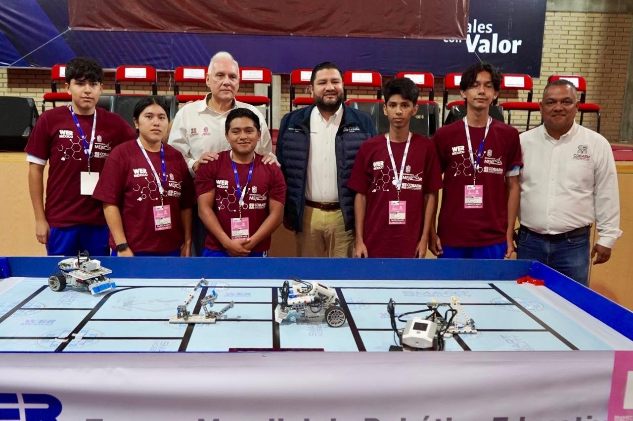 Jóvenes del Cobaem buscan un lugar para el Mundial de Robótica en Shanghái