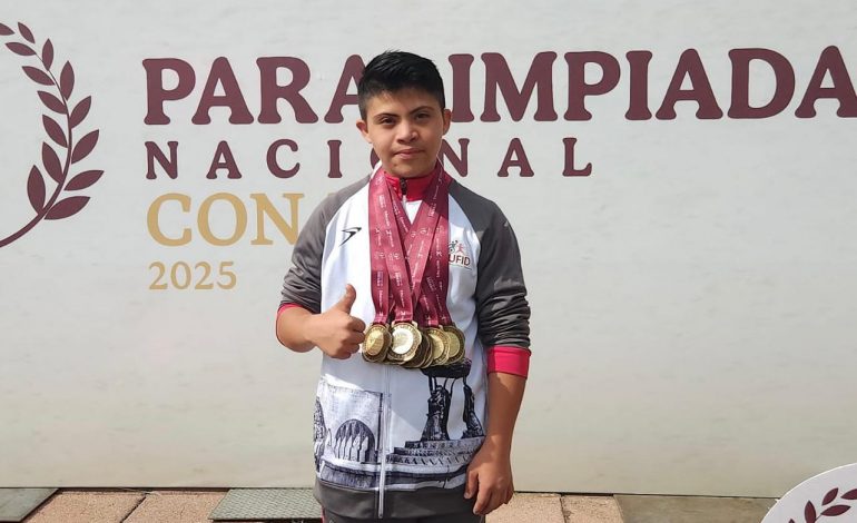 Michoacán logra récord histórico en paranatación con 52 medallas: Cecufid