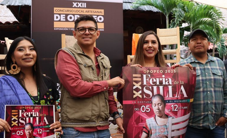 Artesanía, tradición y sabor en la Feria de la Silla Opopeo 2025
