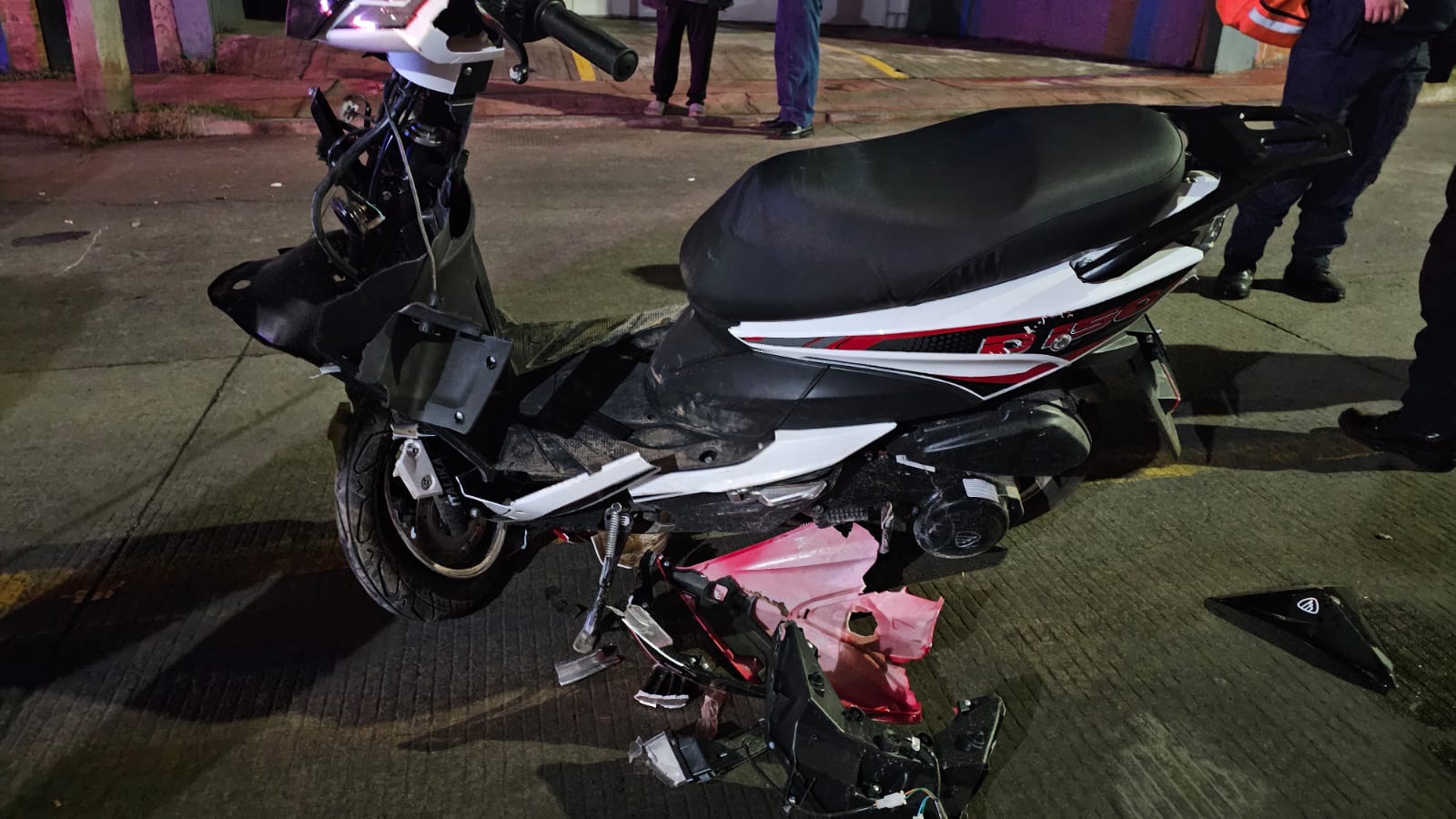 Motociclista Lesionado tras Caída en Zitácuaro