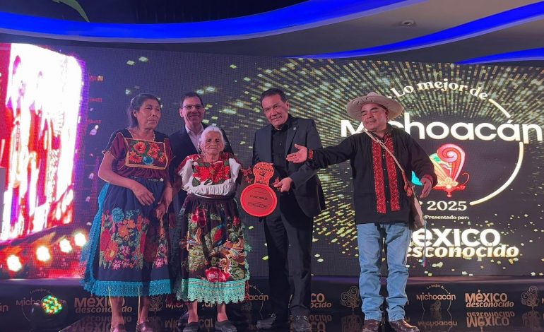 Premios «Lo mejor de Michoacán» celebran la esencia, historia y cultura del estado: Sectur