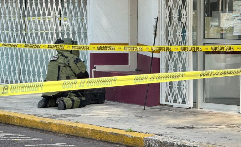 Sin riesgos a la población, SSP asegura artefacto explosivo en Morelia