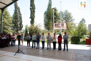 ​Jeovana Alcántar, inauguró un aula en la Escuela Secundaria Técnica Forestal No. 51.