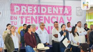 Presidenta Municipal acerca los servicios del Ayuntamiento a la Tenencia de Morelos