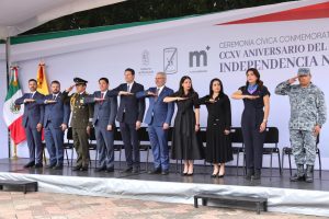 Celebra Bedolla el 215 Aniversario del Inicio de la Independencia de México