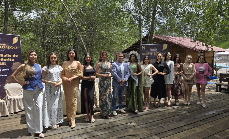 El Gobierno Municipal de Hidalgo, presentó a las 11 señoritas que participarán en el Certamen Señorita Hidalgo 2025.