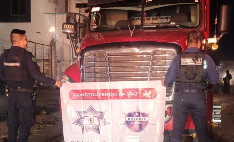 Guardia Civil localizaCamión Robado Abandonado en Pátzcuaro