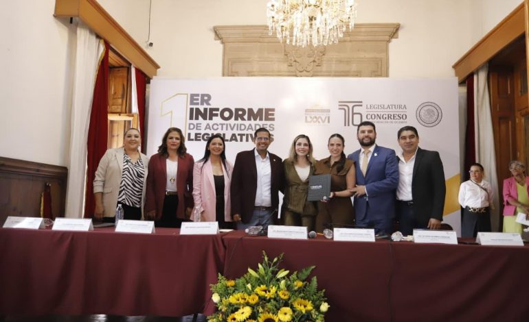 Fracción Parlamentaria del PRD presentó su Primer Informe Legislativo