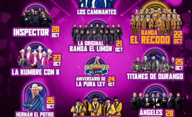 Gloria Trevi y Pancho Barraza llegarán a la Expo Feria Octubrina de Apatzingán