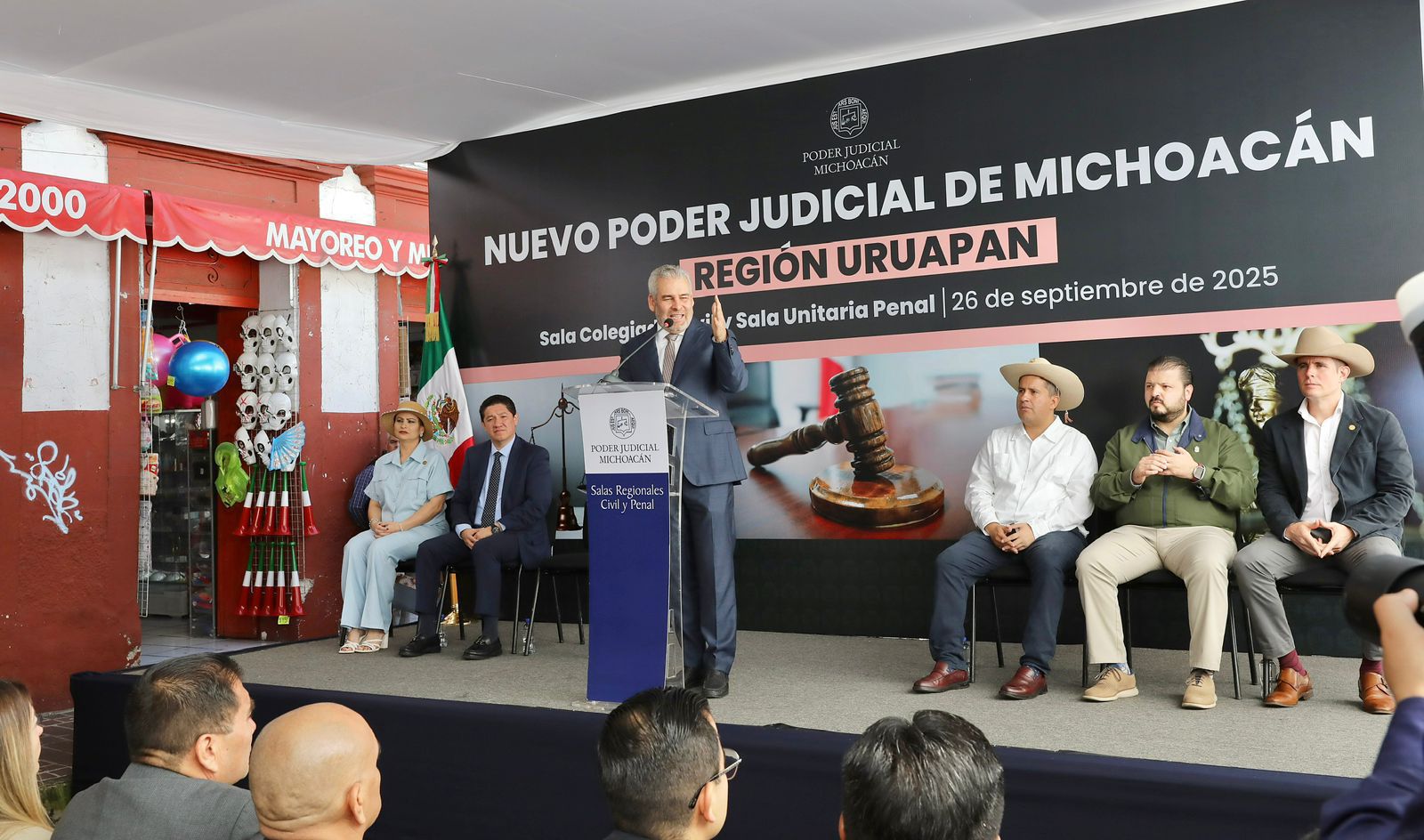 Justicia más cerca de la gente; pone Bedolla en marcha salas regionales judiciales en Uruapan