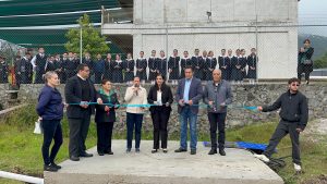 Inaugura diputada Tere Herrera obra en Secundaria Roberto López Maya