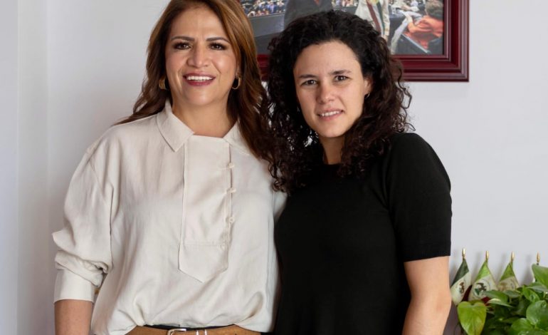 Fabiola Alanís y Luisa María Alcalde reafirman unidad y trabajo conjunto por la transformación de Michoacán