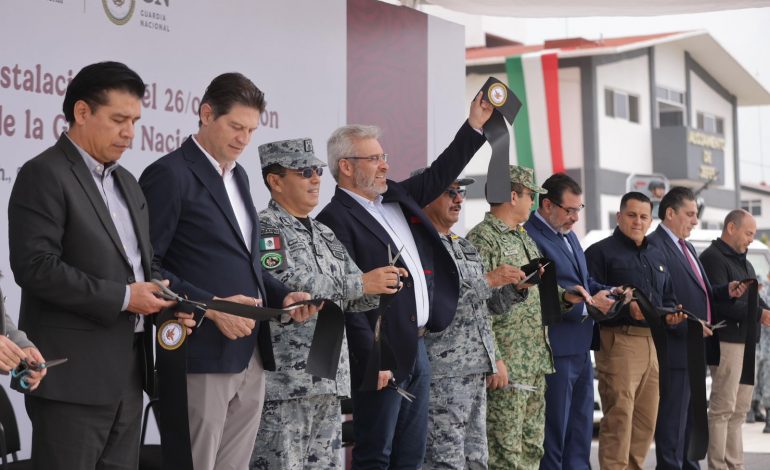 Con 50 cuarteles, Michoacán refuerza la estrategia de seguridad: Bedolla