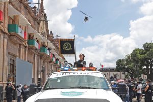 Con saldo blanco y en ambiente festivo concluyen desfiles por el 215 Aniversario de la Independencia en Michoacán